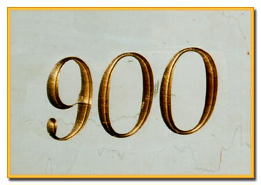 Engraved Marble Office Sign