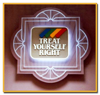 Treat Yourself Right Sign